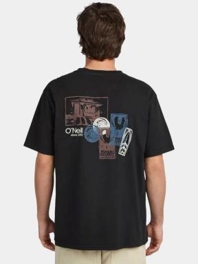 O'Neill O'Riginals Back Print T-Shirt férfi rövid ujjú póló fekete színben 3