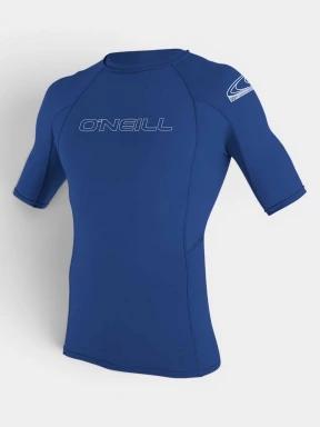O'Neill Basic Skins S/S Rash Guard férfi rövid ujjú lycra kék színben 1