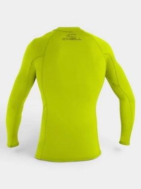 O'Neill Basic Skins L/S Rash Guard férfi hosszú ujjú lycra zöld színben 3
