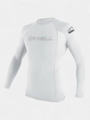O'Neill Youth Basic Skins L/S Rash Guard hosszú ujjú lycra fehér színben 1