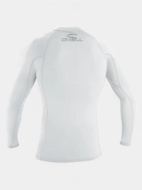 O'Neill Youth Basic Skins L/S Rash Guard hosszú ujjú lycra fehér színben 3