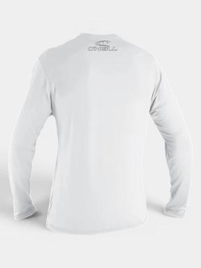 O'Neill Youth Basic Skins L/S Sun Shirt hosszú ujjú lycra fehér színben 1