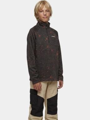 O'Neill Fwc'Cruz Printed Hz Fleece polár pulóver fekete színben 1
