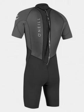 O'Neill Reactor-2 2mm Back Zip S/S Spring férfi rövid ujjú neoprén ruha fekete színben 3