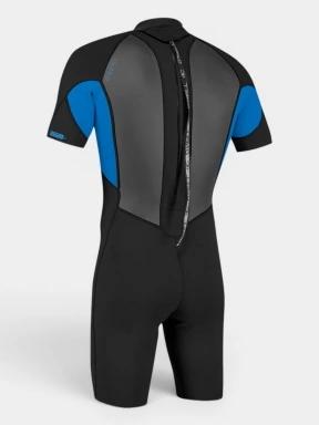 O'Neill Youth Reactor-2 2MM Back Zip S/S Spring rövid ujjú neoprén ruha fekete színben 3