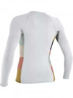 Wms Side Print L/S Rash Guard