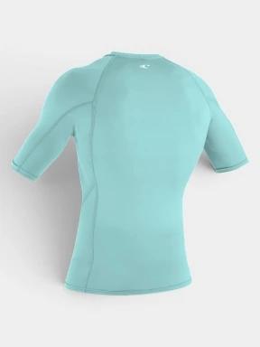 O'Neill Basic Skins S/S Rash Guard férfi rövid ujjú lycra világoskék színben 3