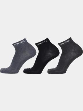 O'Neill Quarter O'Neill 3-pack férfi bokazokni kék színben 1
