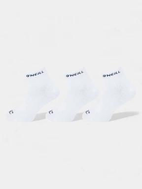 O'Neill Quarter O'Neill 3-pack zokni fehér színben 1