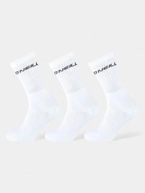 O'Neill O'Neill Women Men Sport Socks 3-Pack zokni fehér színben 1