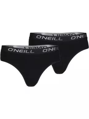 O'Neill Women brazilian O'Neill plain 2-pack női alsónadrág fekete színben 1