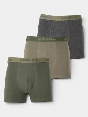 O'Neill  O'Neill Men Boxershorts Uni 3-Pack férfi alsónadrág zöld színben 1