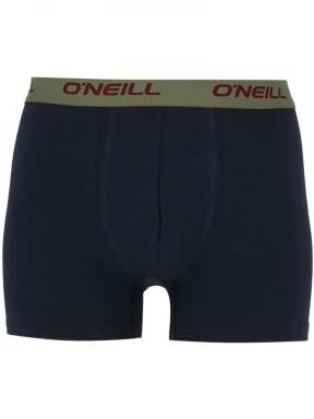 O'Neill Men boxer O'Neill plain 3-pack férfi alsónadrág zöld színben 3