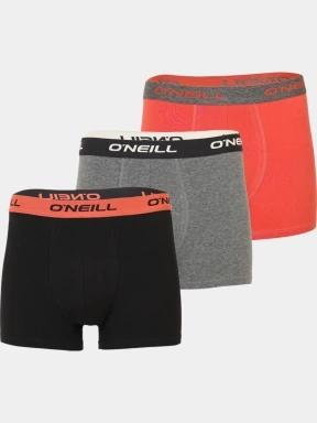 O'Neill Men boxer O'Neill plain 3-pack férfi alsónadrág piros színben 1