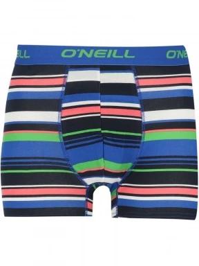 O'Neill Men boxer O'Neill stripes & plain 3-pack férfi alsónadrág multikolor színben 3