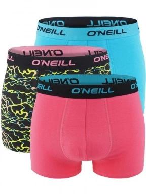 Men boxer O'Neill cloudy neon & plain 3-pack