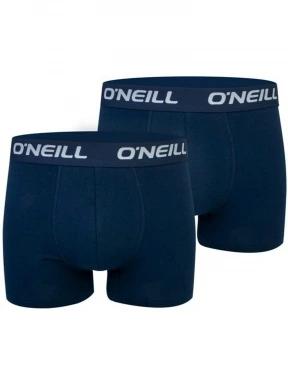 O'Neill Men boxer O'Neill plain 2-pack férfi alsónadrág sötétkék színben 1