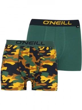 O'Neill Men boxer O'Neill camo & plain 2-pack férfi alsónadrág multikolor színben 1