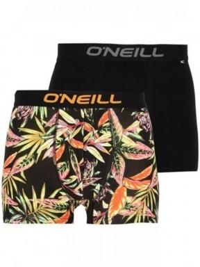 Men boxer O'Neill flowers & plain 2-pack