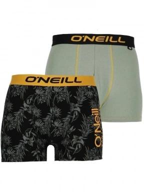 Men boxer O'Neill leafs & plain 2-pack