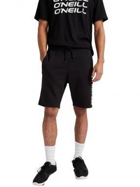 O'Neill O'Neill Logo Sweatshorts férfi tréning rövidnadrág fekete színben 1