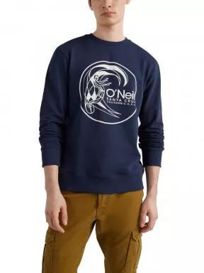 O'Neill Circle Surfer Crew férfi pulóver sötétkék színben 1