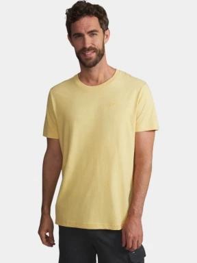 TBS Pieretee férfi rövid ujjú póló sárga színben 1