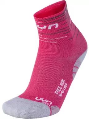 UYN Lady Free Run Socks női sportzokni magenta színben 1