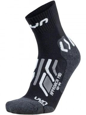 UYN UYN WOMAN TREKKING APPROACH MID SOCKS női túrazokni fekete színben 1
