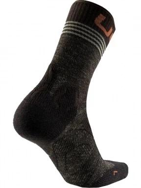 UYN UYN MAN TREKKING ONE ALL SEASON MID SOCKS férfi túrazokni barna színben 3