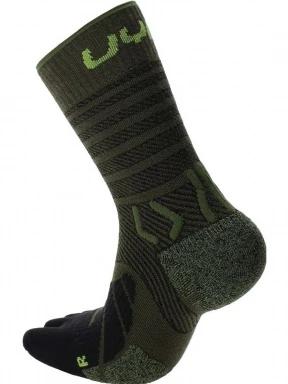 UYN UYN MAN TREKKING FIVE SOCKS férfi túrazokni oliva színben 3