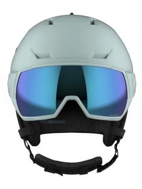Salomon Icon Lt Visor női bukósisak világoskék színben 3