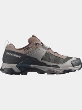 Salomon X Ultra 5 GTX férfi túracipő barna színben 3