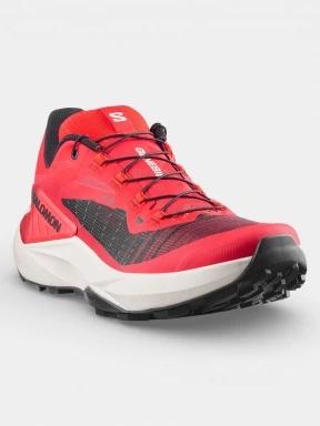 Salomon Genesis Fiery férfi terepfutó cipő piros színben 1