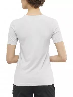 Salomon Essential Seamless Ss T W női rövid ujjú sport póló fehér színben 3