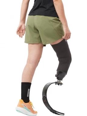 Salomon Cross 5'' Short W női sport rövidnadrág zöld színben 3