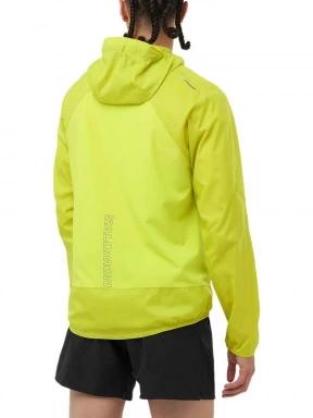 Salomon Bonatti Cross Wind M férfi futódzseki sárga színben 3