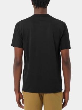 Salomon Sense Aero Ss Tee Gfx M férfi rövid ujjú sport póló fekete színben 3