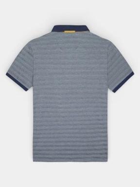 TBS Sammipol férfi galléros póló kék színben 3