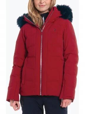 Schöffel Down Jacket Maribor L női síkabát piros színben 1