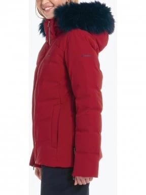 Schöffel Down Jacket Maribor L női síkabát piros színben 3