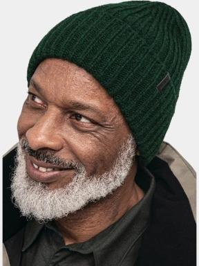 Schöffel Knitted Hat Medford kötött sapka sötétzöld színben 3