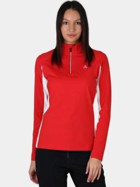 Schöffel Longsleeve Fiss L női polár pulóver piros színben 1