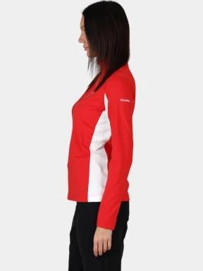 Schöffel Longsleeve Fiss L női polár pulóver piros színben 3
