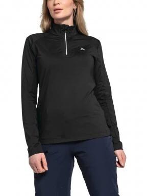 Schöffel Longsleeve Fiss L női polár pulóver fekete színben 1