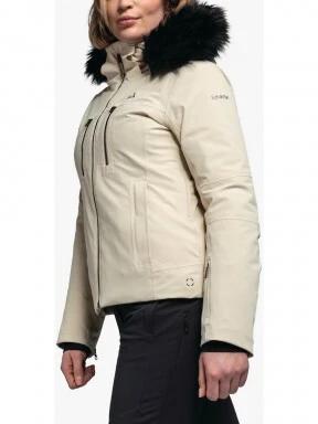 Schöffel Ski Jacket Baracon L női síkabát fehér színben 3
