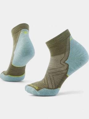 Smartwool Women's Run Targeted Cushion Ankle Socks női sportzokni oliva színben 1