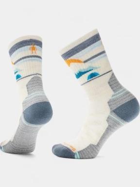 Smartwool Women's Hike Light Cushion Mountain Moon Crew Socks női túrazokni homok színben 1