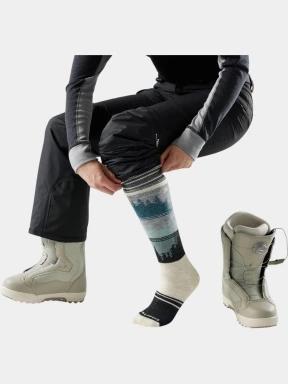Smartwool Women's Snowboard Full Cushion Twilight Vista OTC Socks női sízokni homok színben 3