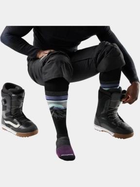 Smartwool Snowboard Targeted Cushion Mountain Sunrise OTC Socks férfi sízokni fekete színben 3